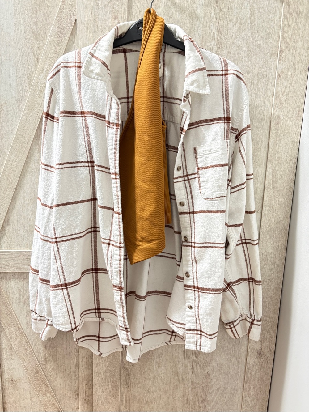 Universal Thread Flannel + A New Day One Shoulder Tank Fall Bundle | L/XL
